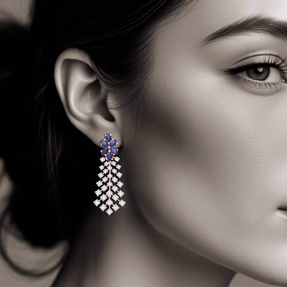 Elegant Gemstone Earring