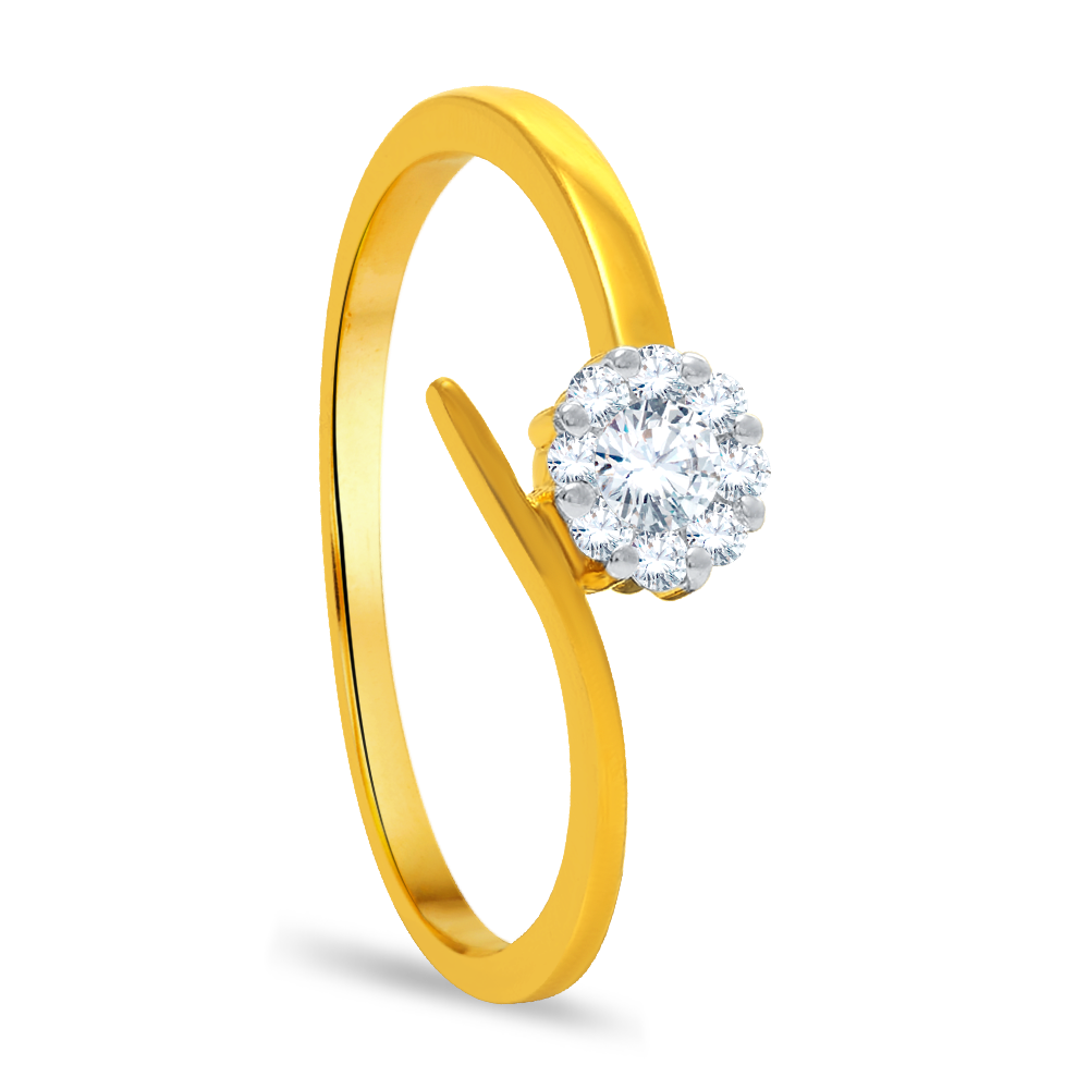 Sunshine Petal Diamond Ring