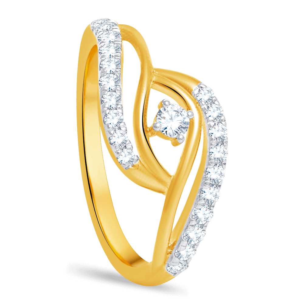 Canary Gold Diamond Ring
